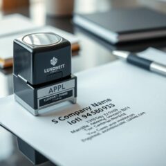 Co powinna zawierać pieczątka firmowa? Elementy obowiązkowe i funkcje